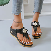 Load image into Gallery viewer, Summer Beach Platform Flip Flops