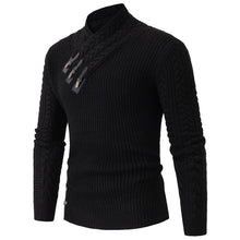Cargar imagen en el visor de la galería, Winter Men's Neck Sweater Large Size Pullover Autumn Winter Warm Sweater