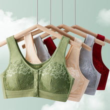 Cargar imagen en el visor de la galería, Thin Front Open Button No Steel Ring Ladies Bra