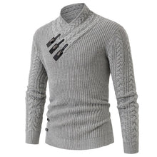Cargar imagen en el visor de la galería, Winter Men's Neck Sweater Large Size Pullover Autumn Winter Warm Sweater