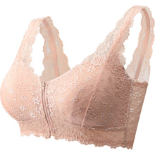 Load image into Gallery viewer, Women's Zip Front Lace Push Up Bra