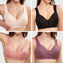 Load image into Gallery viewer, Sports Bra Women Ribbed Seemless Top Back Smoothing Plus Size