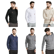 Cargar imagen en el visor de la galería, Winter Men's Hoodie Drawstring Sweatshirt Slim Hood Sweatshirt