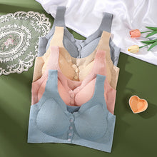 Cargar imagen en el visor de la galería, Women's front button lace wireless bra