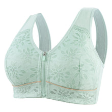 Cargar imagen en el visor de la galería, Plus Size Front Closure Wireless Bra Lace Women Underwear