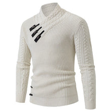 Cargar imagen en el visor de la galería, Winter Men's Neck Sweater Large Size Pullover Autumn Winter Warm Sweater