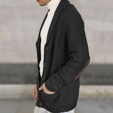 Load image into Gallery viewer, Men Long Sleeve Loose Cardigan Turn-down Collar Coat