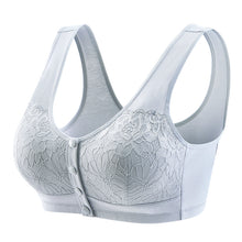 Cargar imagen en el visor de la galería, Thin Front Open Button No Steel Ring Ladies Bra