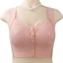 Load image into Gallery viewer, Women's Front Button No Steel Ring Breathable Bra