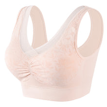 Cargar imagen en el visor de la galería, Women's cotton breathable plus size vest style bra