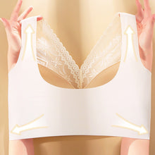 Cargar imagen en el visor de la galería, Lace Fixed Cup Push-Up Sleep Bra