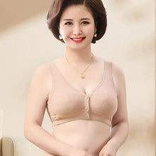Cargar imagen en el visor de la galería, PLUS SIZE COTTON FRONT BUCKLE BRA