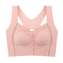 Load image into Gallery viewer, Women's Front Button No Steel Ring Breathable Bra