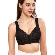 Load image into Gallery viewer, Sports Bra Women Ribbed Seemless Top Back Smoothing Plus Size