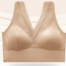Cargar imagen en el visor de la galería, Lace Fixed Cup Push-Up Sleep Bra