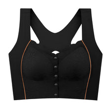 Load image into Gallery viewer, Women's Front Button No Steel Ring Breathable Bra