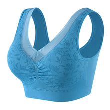 Cargar imagen en el visor de la galería, Women's cotton breathable plus size vest style bra