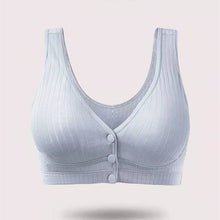 Cargar imagen en el visor de la galería, Cotton Breathable Plus Size Front Button Bra