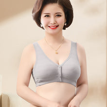 Cargar imagen en el visor de la galería, PLUS SIZE COTTON FRONT BUCKLE BRA