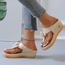 Load image into Gallery viewer, Summer Beach Platform Flip Flops