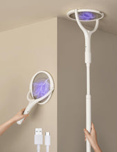 Cargar imagen en el visor de la galería, Rotating Head Rechargeable Fly Swatter with Telescopic Extensions