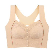 Load image into Gallery viewer, Women's Front Button No Steel Ring Breathable Bra
