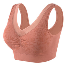 Cargar imagen en el visor de la galería, Women's cotton breathable plus size vest style bra