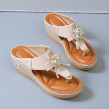 Load image into Gallery viewer, Summer Beach Platform Flip Flops
