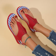 Load image into Gallery viewer, Ladies Casual Thick Soled Flip Flops