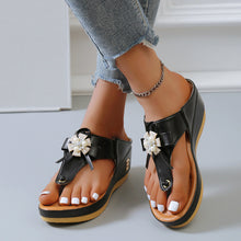 Load image into Gallery viewer, Summer Beach Platform Flip Flops