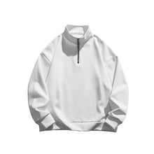 Load image into Gallery viewer, Men's Solid Color Casual Fleece Warm Zipper Stand Sweatshirt