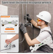 Load image into Gallery viewer, Llave de baño hexagonal multifunción- España