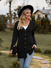 Load image into Gallery viewer, Sweaters for Women Cardigan Dressy Solid Open Front Long Knited Cardigan Sweater Fashion Loose Fit Coat Tops