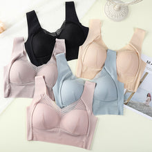 Cargar imagen en el visor de la galería, Women's Lace Wide Shoulder Strap Beautiful Back Bra