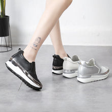 Cargar imagen en el visor de la galería, Stylish rhinestone thick sole casual shoes