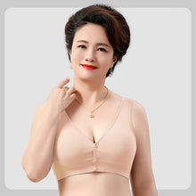 Cargar imagen en el visor de la galería, Cotton Breathable Plus Size Front Button Bra