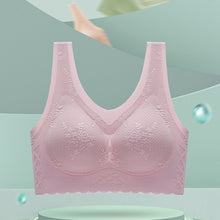 Cargar imagen en el visor de la galería, Women's comfortable latex breathable inner cup sleep bra