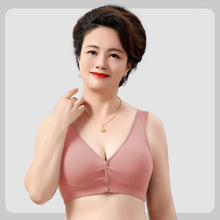 Cargar imagen en el visor de la galería, Cotton Breathable Plus Size Front Button Bra