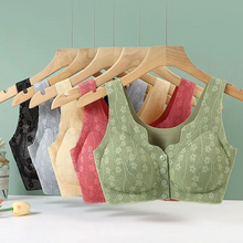 Cargar imagen en el visor de la galería, Women's front button push-up comfortable underwear