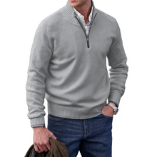Cargar imagen en el visor de la galerĆa, š„MEN'S CASHMERE ZIPPER BASIC SWEATERš„