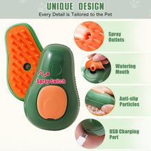 Cargar imagen en el visor de la galería, 3 in 1 Cat Steamy Brush for Massage, Clean and Removing Loose Hair