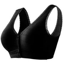 Cargar imagen en el visor de la galería, PLUS SIZE COTTON FRONT BUCKLE BRA