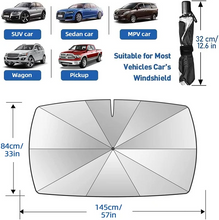 Cargar imagen en el visor de la galería, Foldable Car Windshield Sun Shade Umbrella