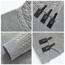 Cargar imagen en el visor de la galería, Winter Men's Neck Sweater Large Size Pullover Autumn Winter Warm Sweater