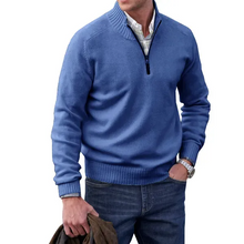 Cargar imagen en el visor de la galerĆa, š„MEN'S CASHMERE ZIPPER BASIC SWEATERš„