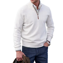 Cargar imagen en el visor de la galerĆa, š„MEN'S CASHMERE ZIPPER BASIC SWEATERš„