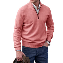 Cargar imagen en el visor de la galerĆa, š„MEN'S CASHMERE ZIPPER BASIC SWEATERš„