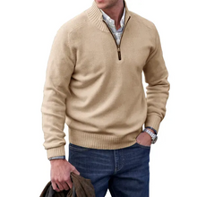 Cargar imagen en el visor de la galerĆa, š„MEN'S CASHMERE ZIPPER BASIC SWEATERš„