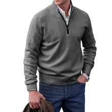 Cargar imagen en el visor de la galerĆa, š„MEN'S CASHMERE ZIPPER BASIC SWEATERš„