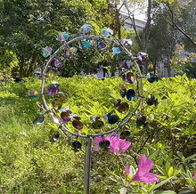 Cargar imagen en el visor de la galería, Metal Windmill 3D Kinetic Sculpture